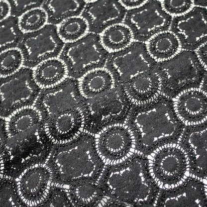 Macramé Lace | Abstract Geometric Circles and Rhombus Pattern