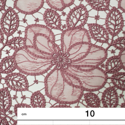 Macramé Lace with Chantilly Lace Flower Petals