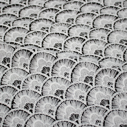 Pizzo Macramè a Ventagli Squame