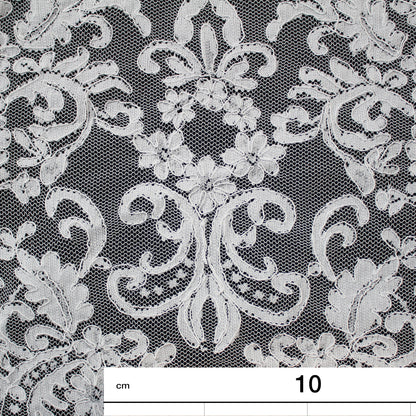 Pizzo Rebrodato Filet | Motivo Arabesco | Doppio Smerlo | H 140-145 cm | FSW4363
