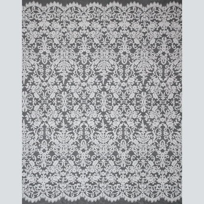 Pizzo Rebrodato Filet | Motivo Arabesco | Doppio Smerlo | H 140-145 cm | FSW4363