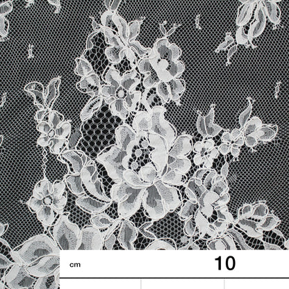 Re-embroidered Lace | Floral Bouquets | Medium Double Floral Border | H 150 cm | FSW2286