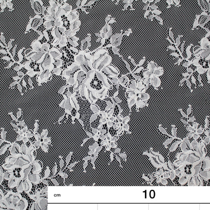 Re-embroidered Lace | Floral Bouquets | Double Border | H 150 cm | FSW4278