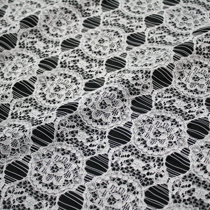 Re-embroidered Lace | Floral Medallions | Borderless | H 145 cm | FSW3948