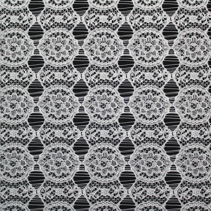 Re-embroidered Lace | Floral Medallions | Borderless | H 145 cm | FSW3948