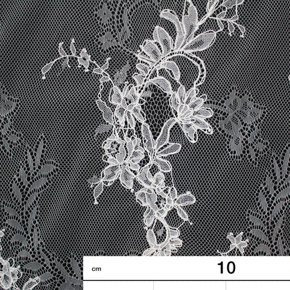 Pizzo Rebrodato | Ramage di Fiori | Doppio Bordo Alto | H 150 cm | FSW4267