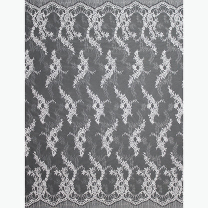 Pizzo Rebrodato | Ramage di Fiori | Doppio Bordo Alto | H 150 cm | FSW4267