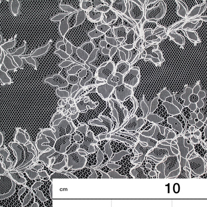 Re-embroidered Lace | Floral Branches | High Double Floral Border | H 150 cm | FSW4269