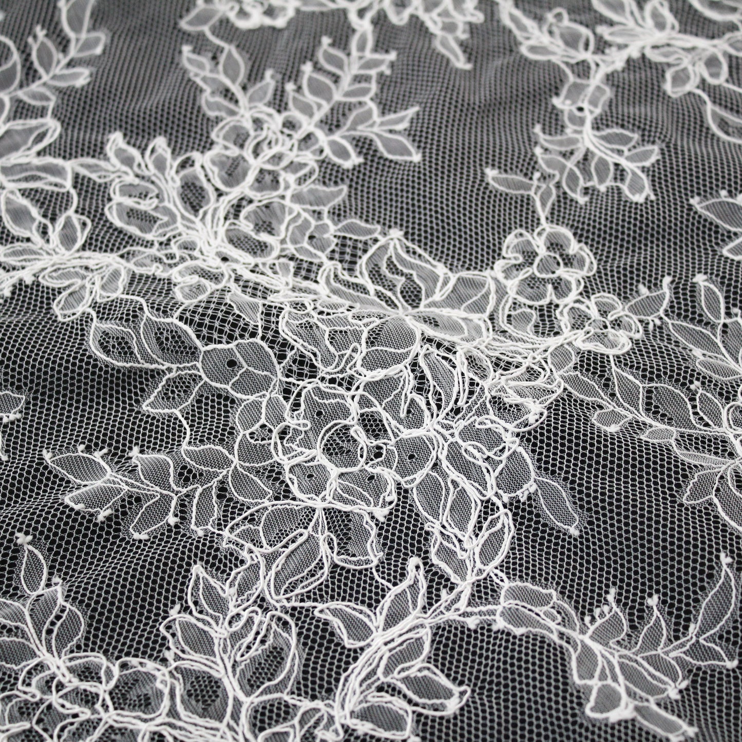 Re-embroidered Lace | Floral Branches | High Double Floral Border | H 150 cm | FSW4269