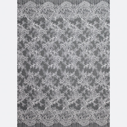 Re-embroidered Lace | Floral Branches | High Double Floral Border | H 150 cm | FSW4269