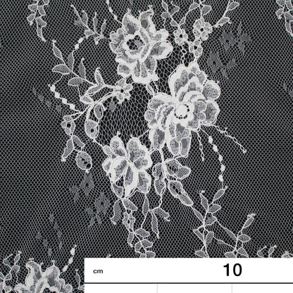 Re-embroidered Lace | Floral Branches | High Double Floral Border | H 150 cm | FSW4272