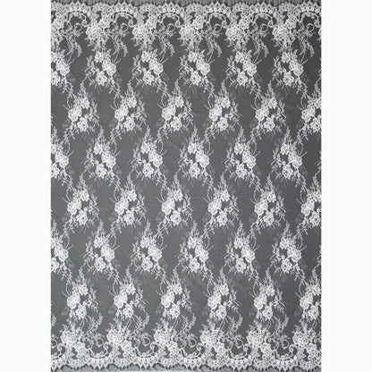 Re-embroidered Lace | Floral Branches | High Double Floral Border | H 150 cm | FSW4272