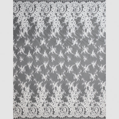 Re-embroidered Lace | Floral Branches | High Double Floral Branch Border | H 150 cm | FSW1933