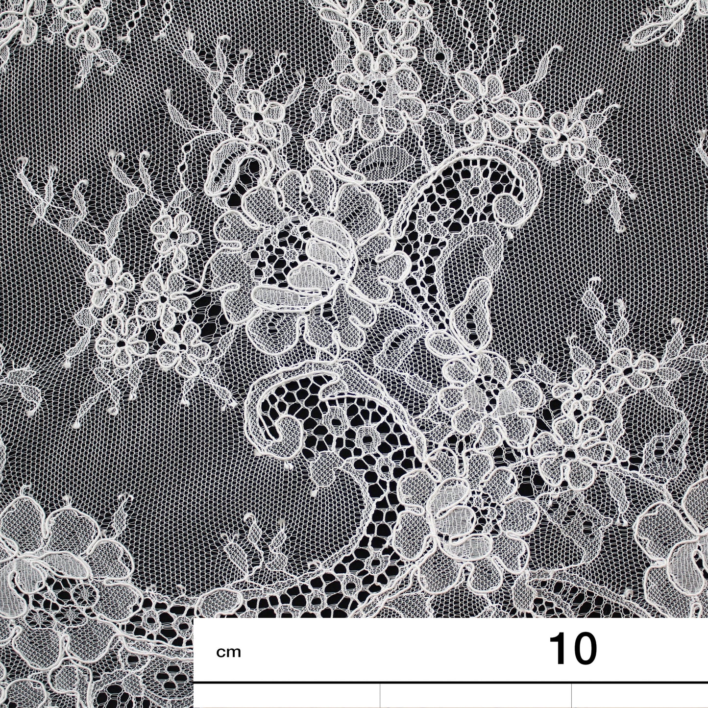 Re-embroidered Lace | Floral Branches | Medium Double Floral Border | H 150 cm | FSW1935