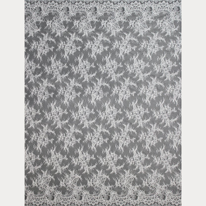 Re-embroidered Lace | Floral Branches | Medium Double Floral Border | H 150 cm | FSW1935