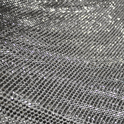 Medium Weave Mesh with Tone-on-Tone Square Crystals