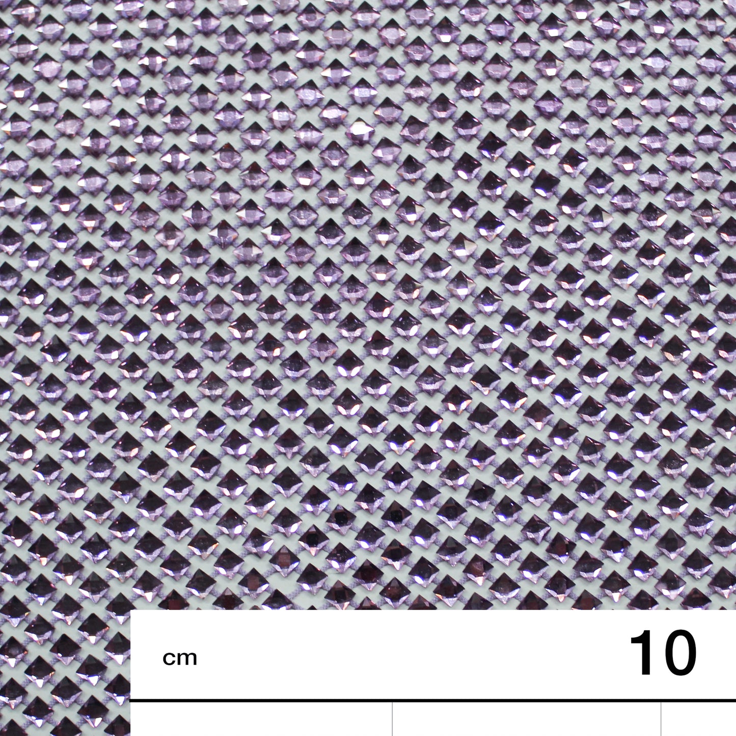 Medium Weave Mesh with Tone-on-Tone Square Crystals