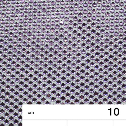 Medium Weave Mesh with Tone-on-Tone Square Crystals