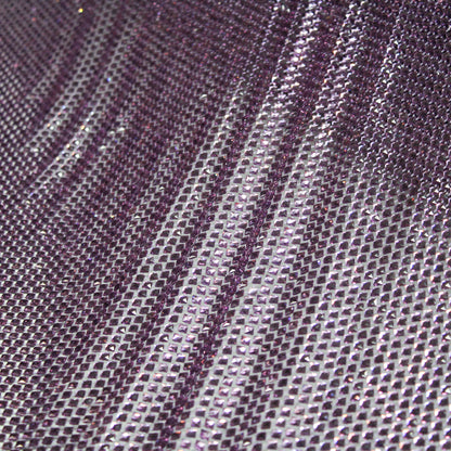 Medium Weave Mesh with Tone-on-Tone Square Crystals