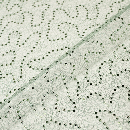 Embroidered Netting with Paillettes