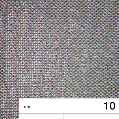 Narrow Netting with Small Tonal Round Rhinestones