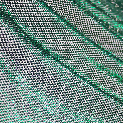Narrow Netting with Small Tonal Round Rhinestones