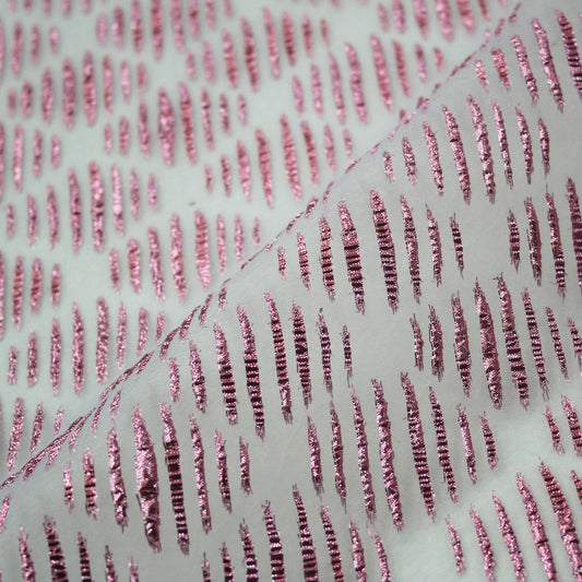Brocade Fabric with Diamonds and Scratch Effect
