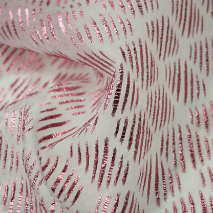 Brocade Fabric with Diamonds and Scratch Effect