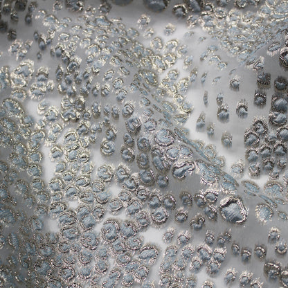 Brocade Fabric with Leopard Skin Effect