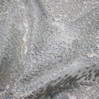 Brocade Fabric with Leopard Skin Effect