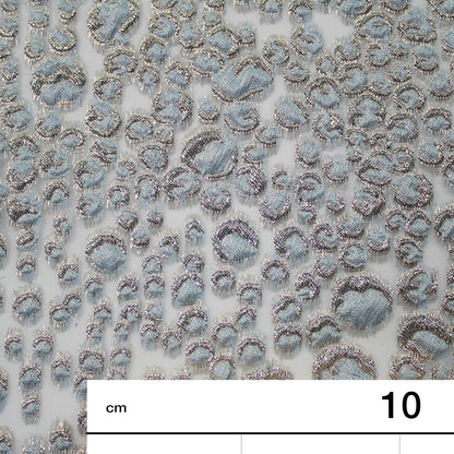 Brocade Fabric with Leopard Skin Effect