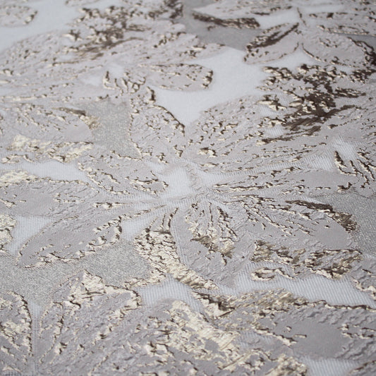 Brocade Fabric with Large Flowers
