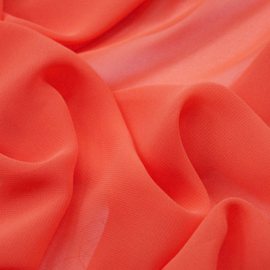 Lightweight Georgette Fabric | Soft & Warm Tones