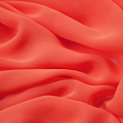 Lightweight Georgette Fabric | Soft & Warm Tones