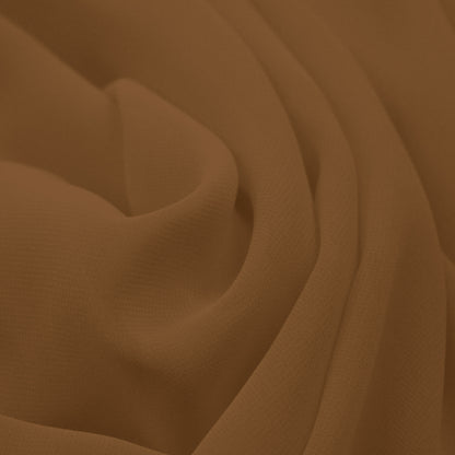 Lightweight Georgette Fabric | Dark & Earthy Tones