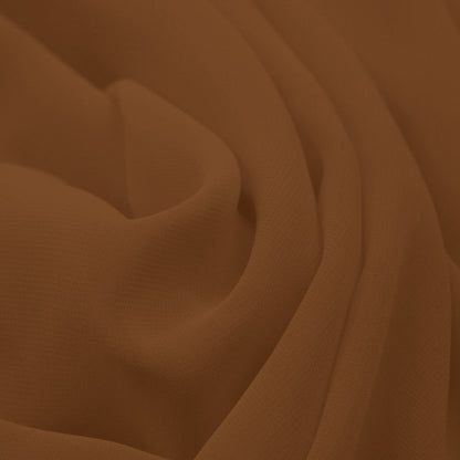 Lightweight Georgette Fabric | Dark & Earthy Tones