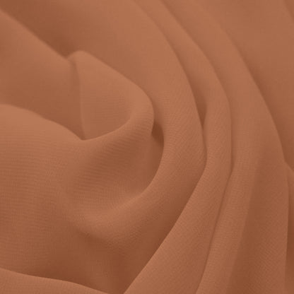 Lightweight Georgette Fabric | Dark & Earthy Tones