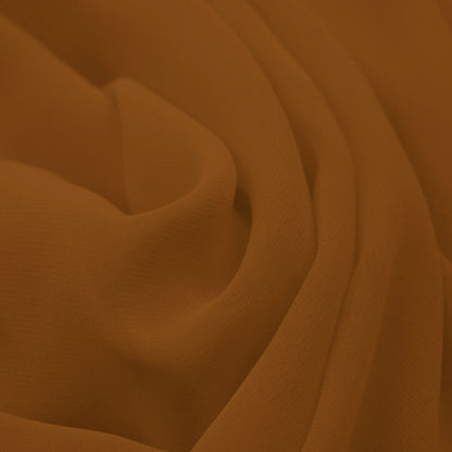 Lightweight Georgette Fabric | Dark & Earthy Tones