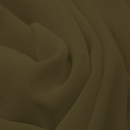 Lightweight Georgette Fabric | Dark & Earthy Tones