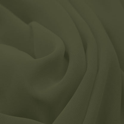 Lightweight Georgette Fabric | Dark & Earthy Tones