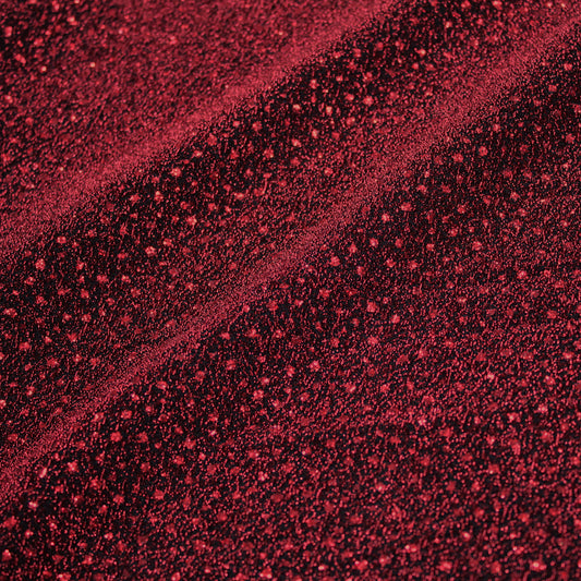 Stretch Jersey Fabric with Tonal Glitter Polka Dots