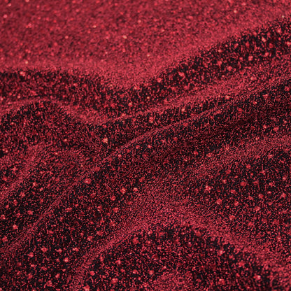 Stretch Jersey Fabric with Tonal Glitter Polka Dots