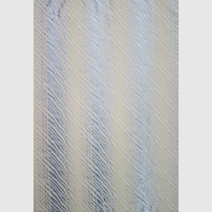 Organza Fil Coupe Fabric with Zebra Pattern