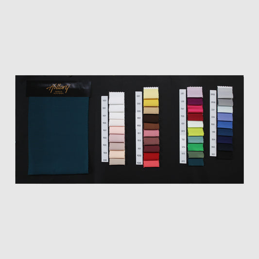 Cady Satin Fabric Color Card