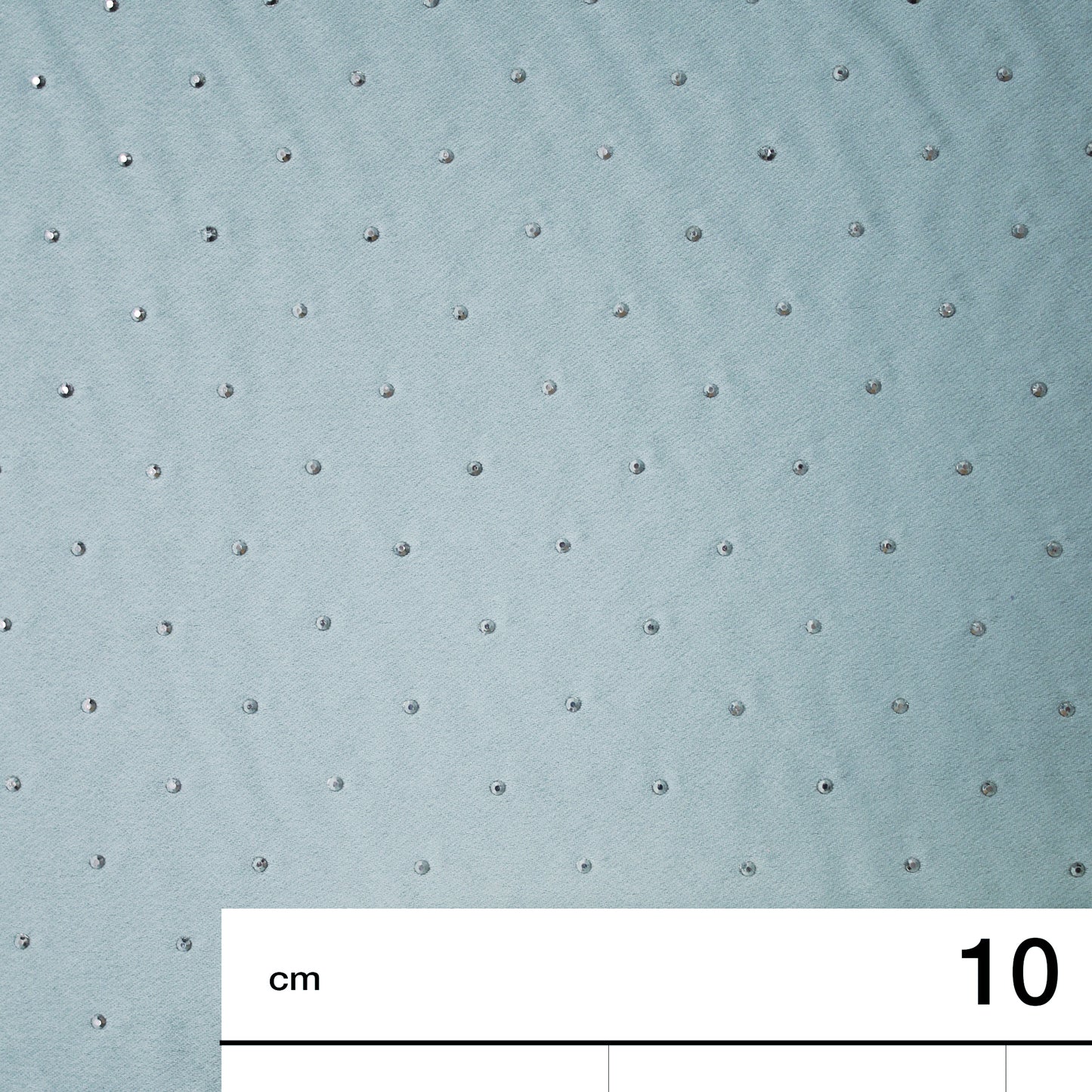 Satin Fabric with Silver Strass