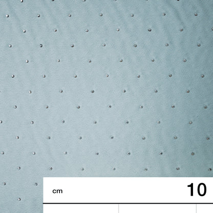 Satin Fabric with Silver Strass