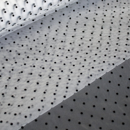 Tulle Flock Pois Piccoli