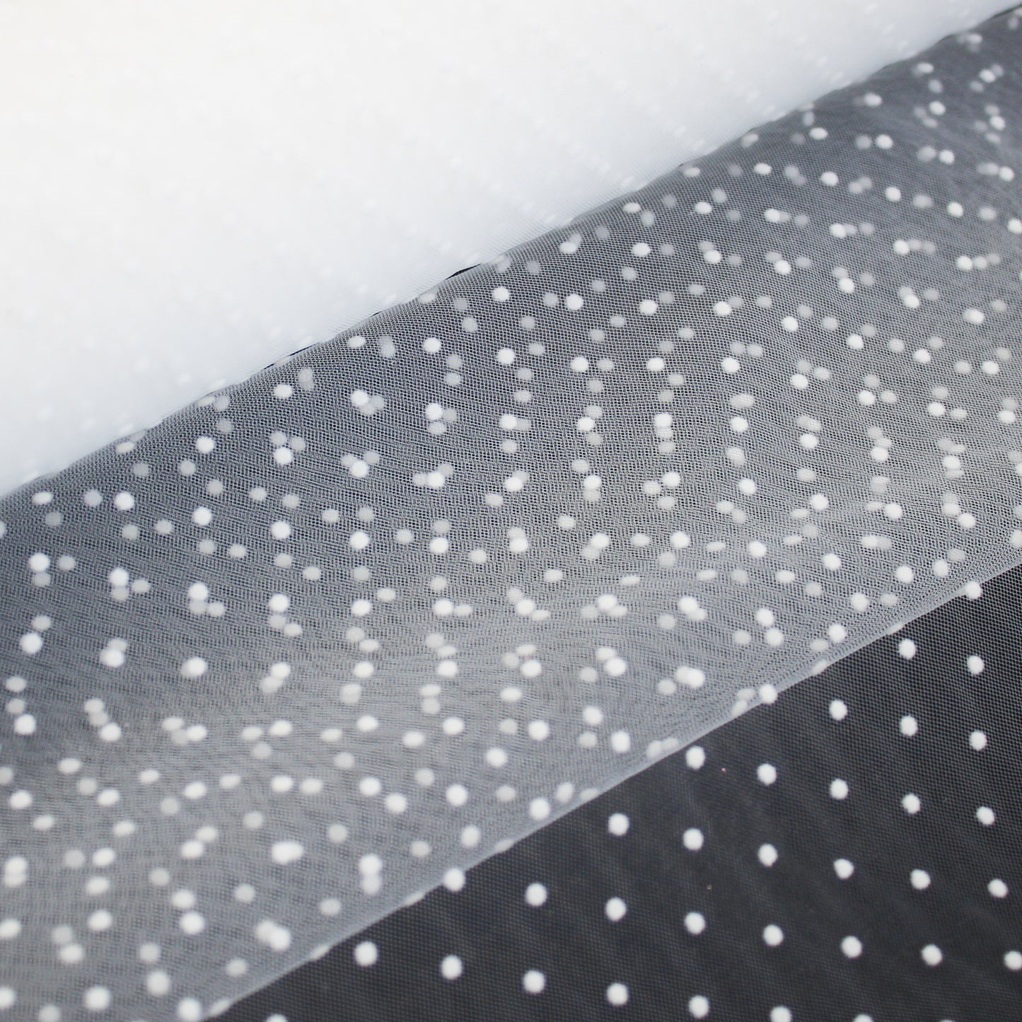 Tulle Flock Pois Piccoli