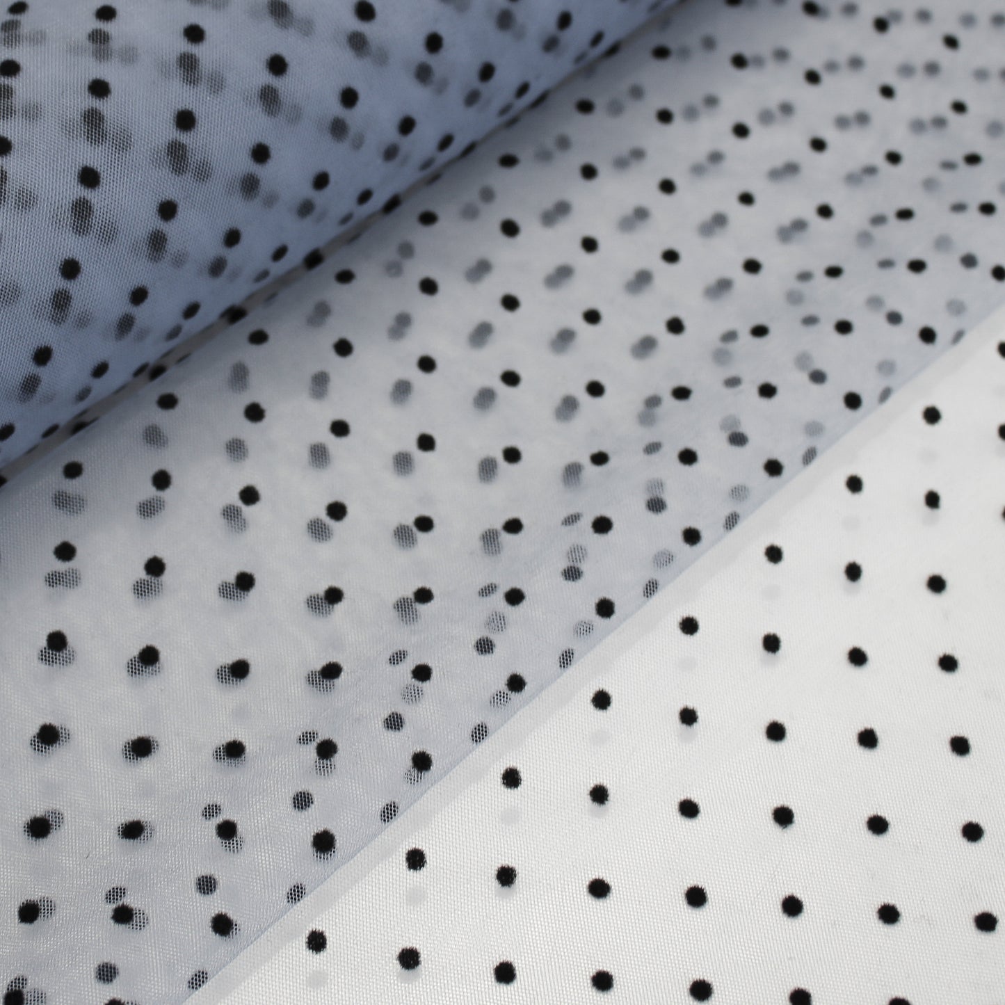 Tulle Flock Pois Piccoli