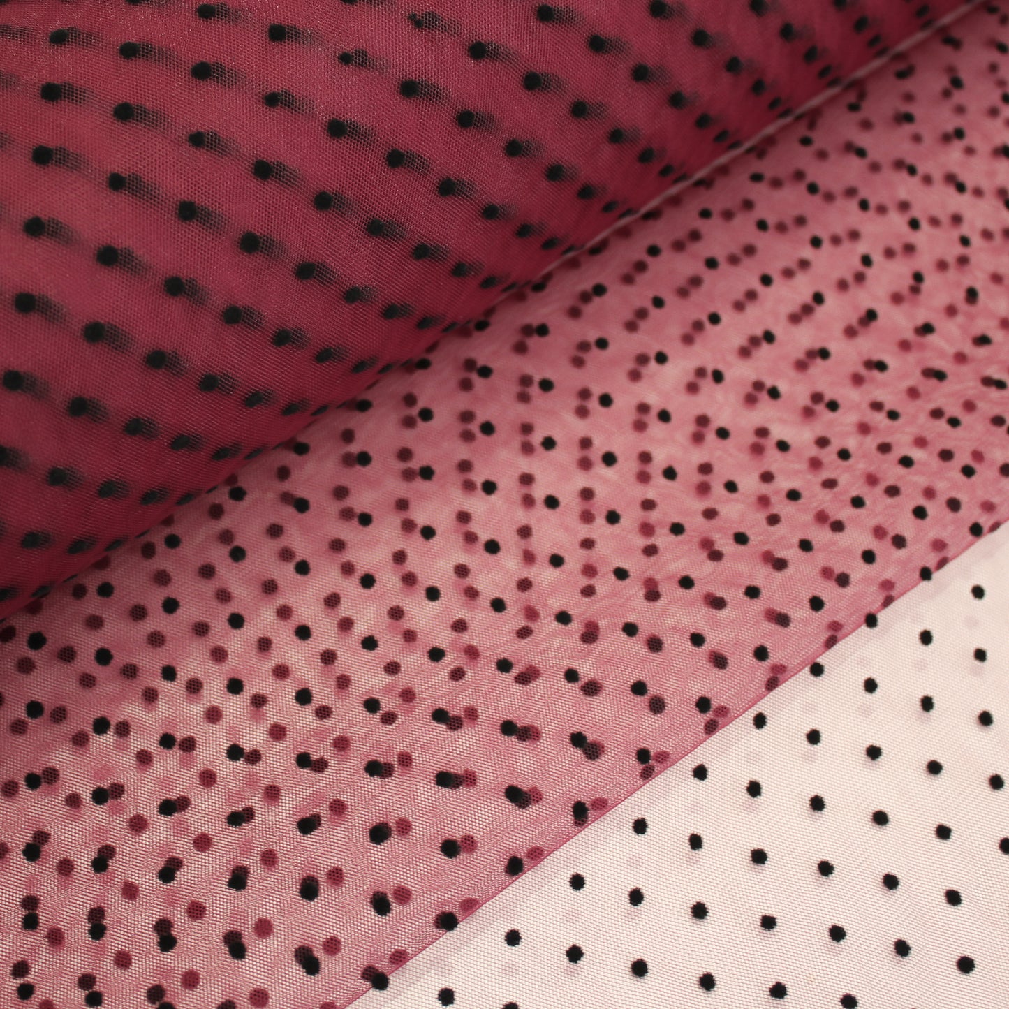 Tulle Flock Pois Piccoli